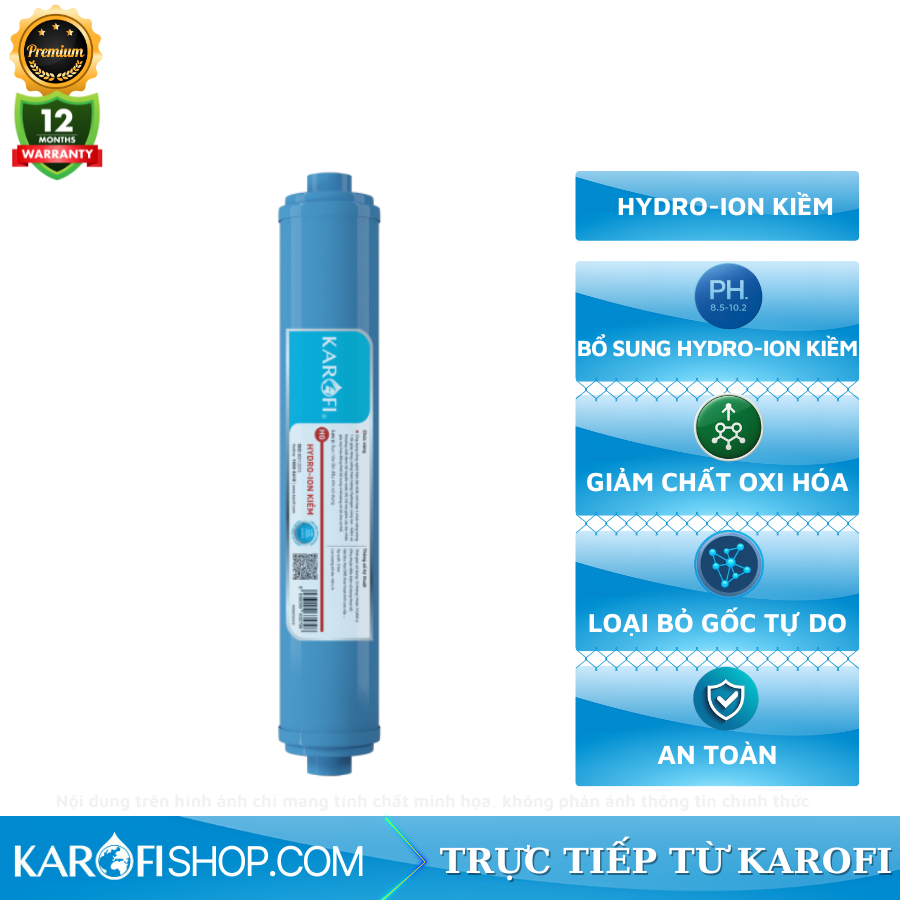 Lõi chức năng Karofi Hydro-ion Kiềm