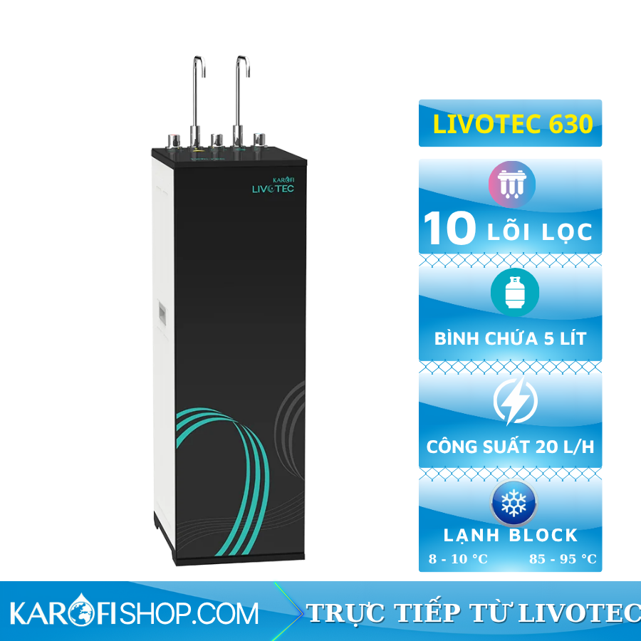 Máy lọc nước nóng lạnh Livotec 630