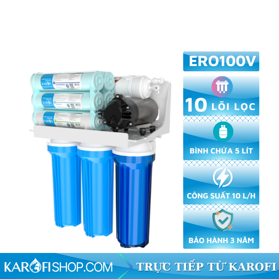 Máy lọc nước Karofi KT-ERO100V