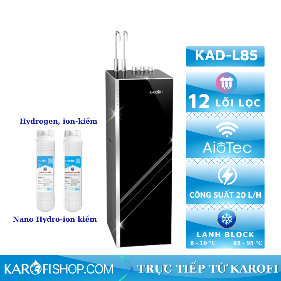 Máy lọc nước nóng lạnh Karofi KAD-L85