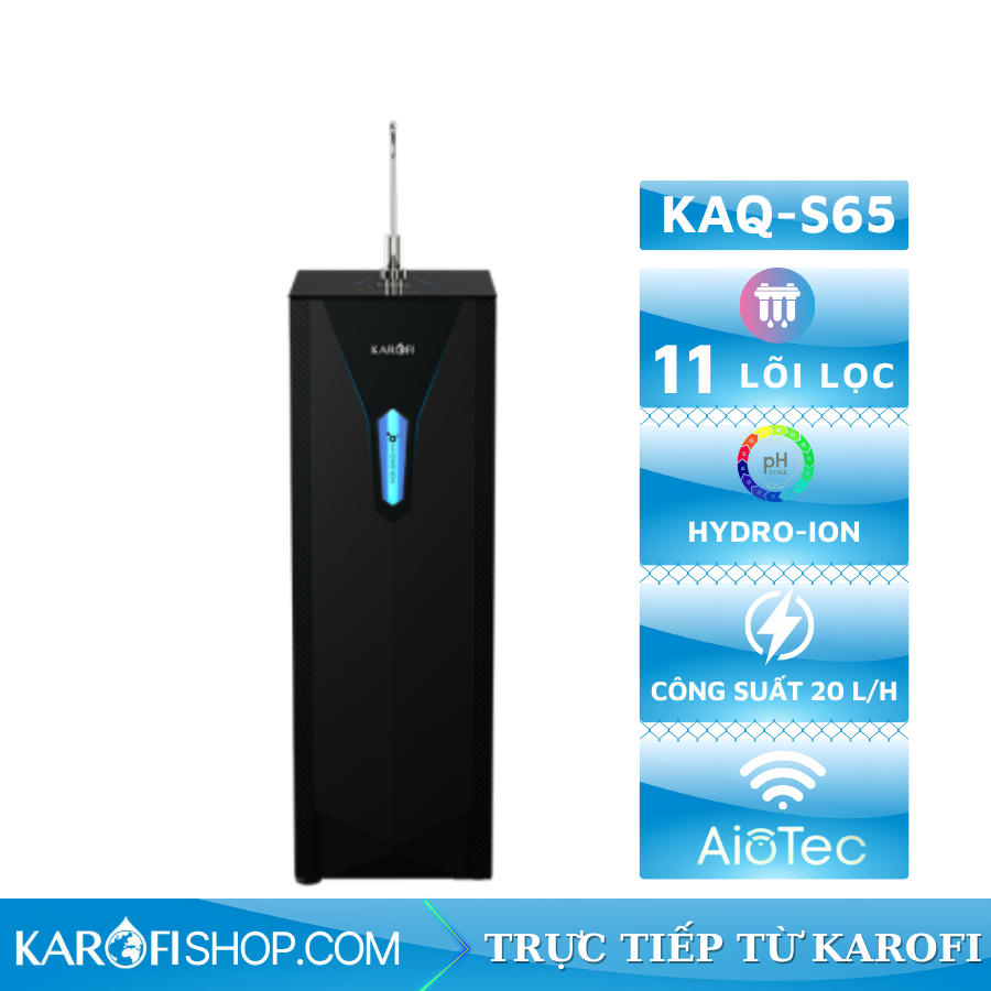 Máy lọc nước Hydro-ion kiềm Karofi KAE-S65