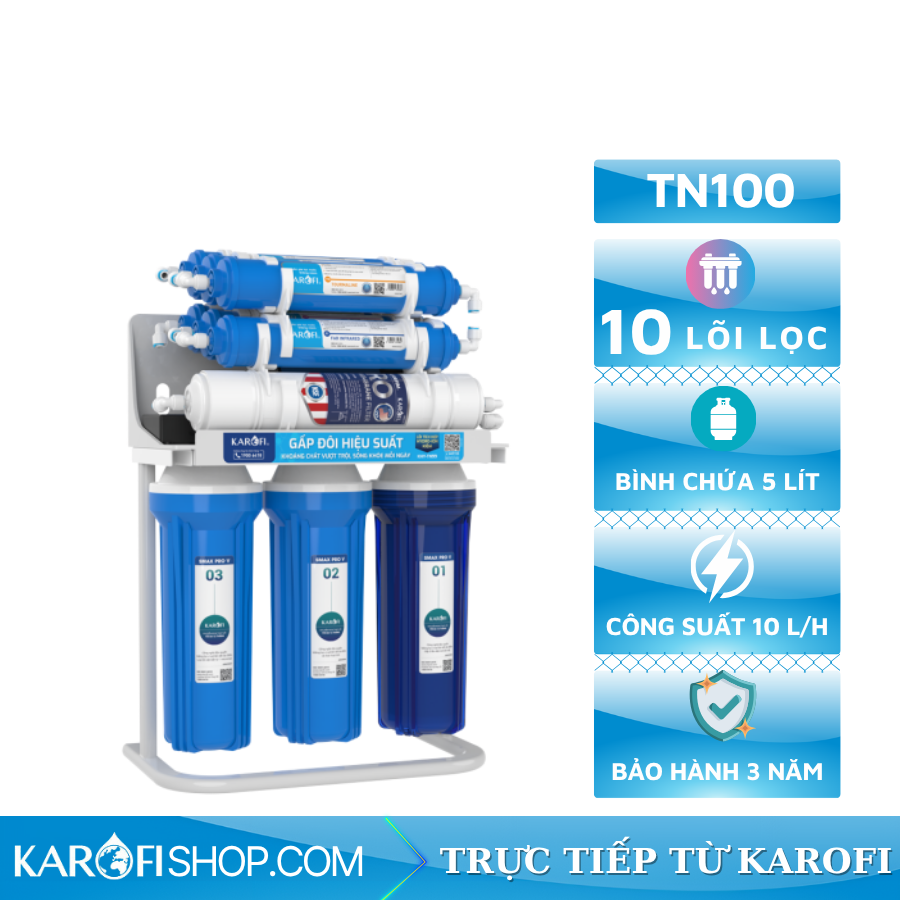 Máy lọc nước RO Karofi KHY-TN100