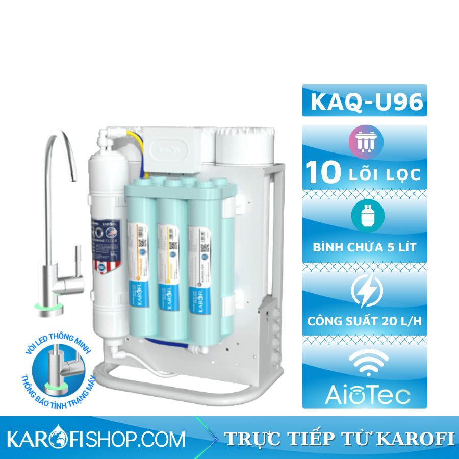 Máy lọc nước Karofi KAQ-U96